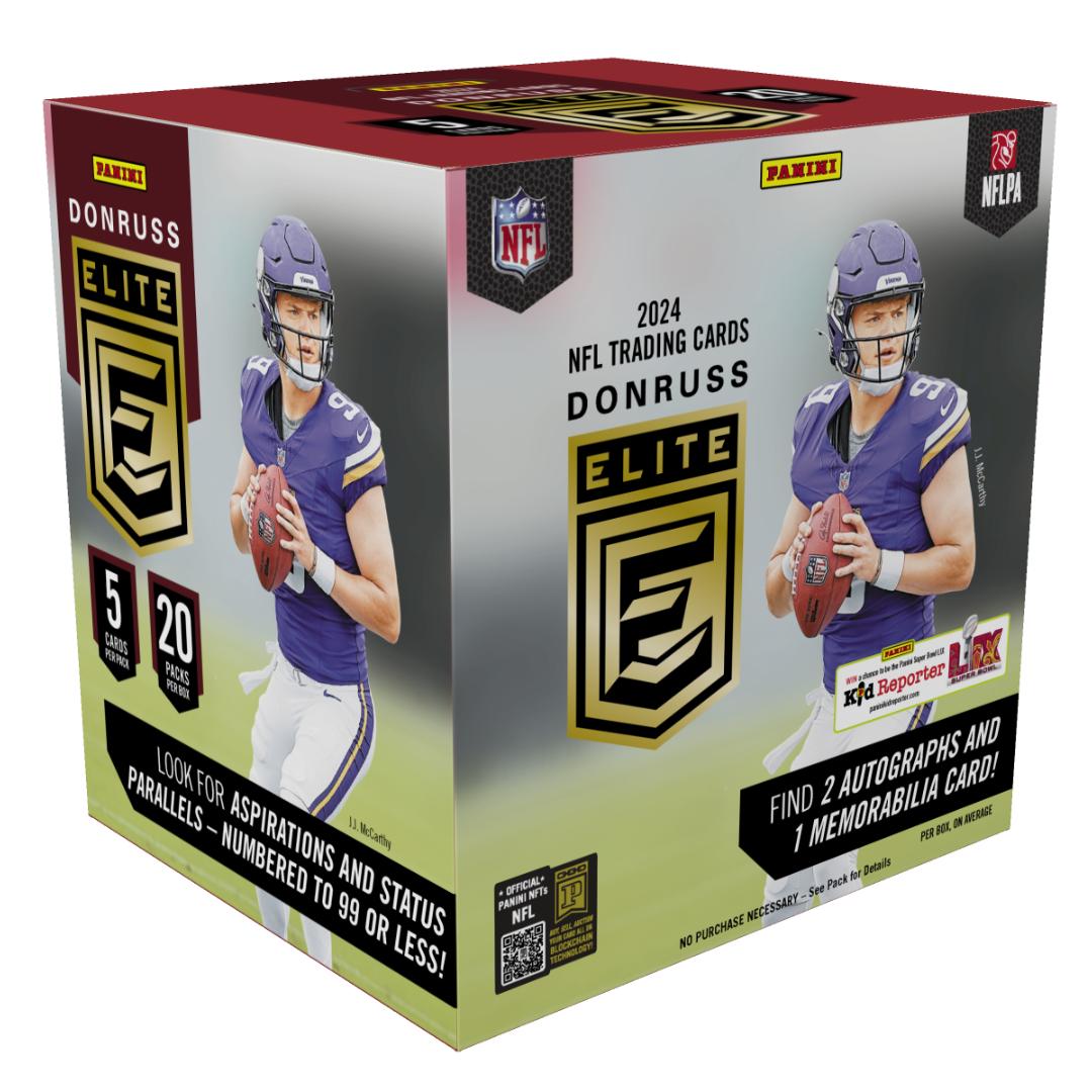 Panini 2024 Donruss Elite Football Hobby Box Sealed 12-Box Case