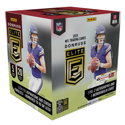Panini 2024 Donruss Elite Football Hobby Box Sealed 12-Box Case
