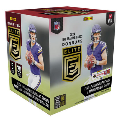Panini 2024 Donruss Elite Football Hobby Box Sealed 12-Box Case
