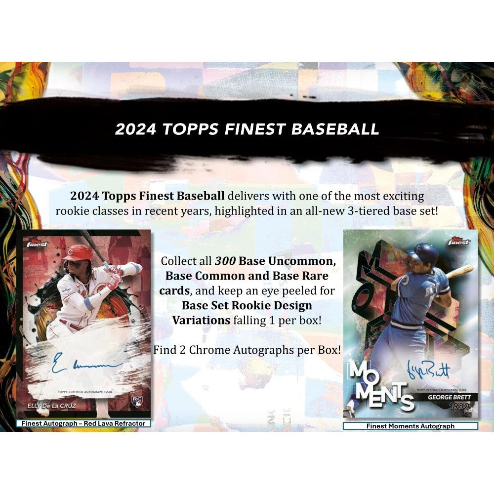 Topps 2024 Finest Baseball Trading Card Hobby Box