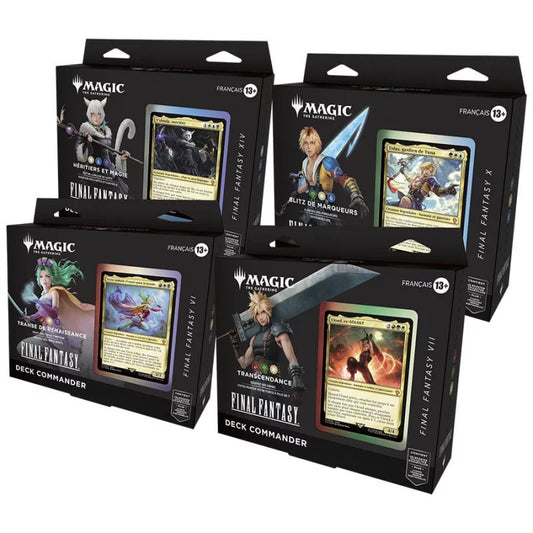 Magic the Gathering Final Fantasy Commander Deck Display 4 Decks